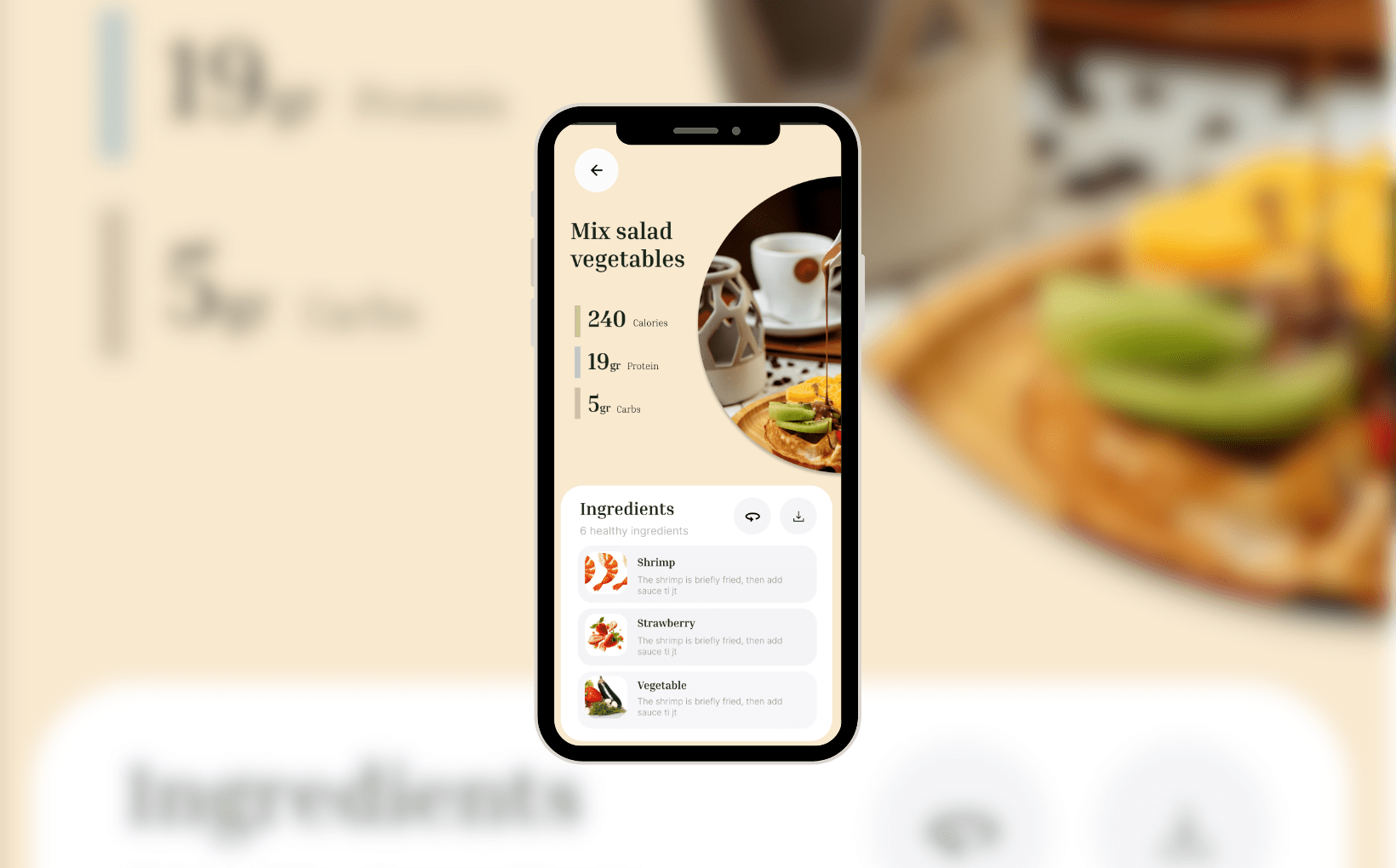 Beige Aesthetic Autumn Mood Phone Mockup Instagram Post (1640 x 1020 px)